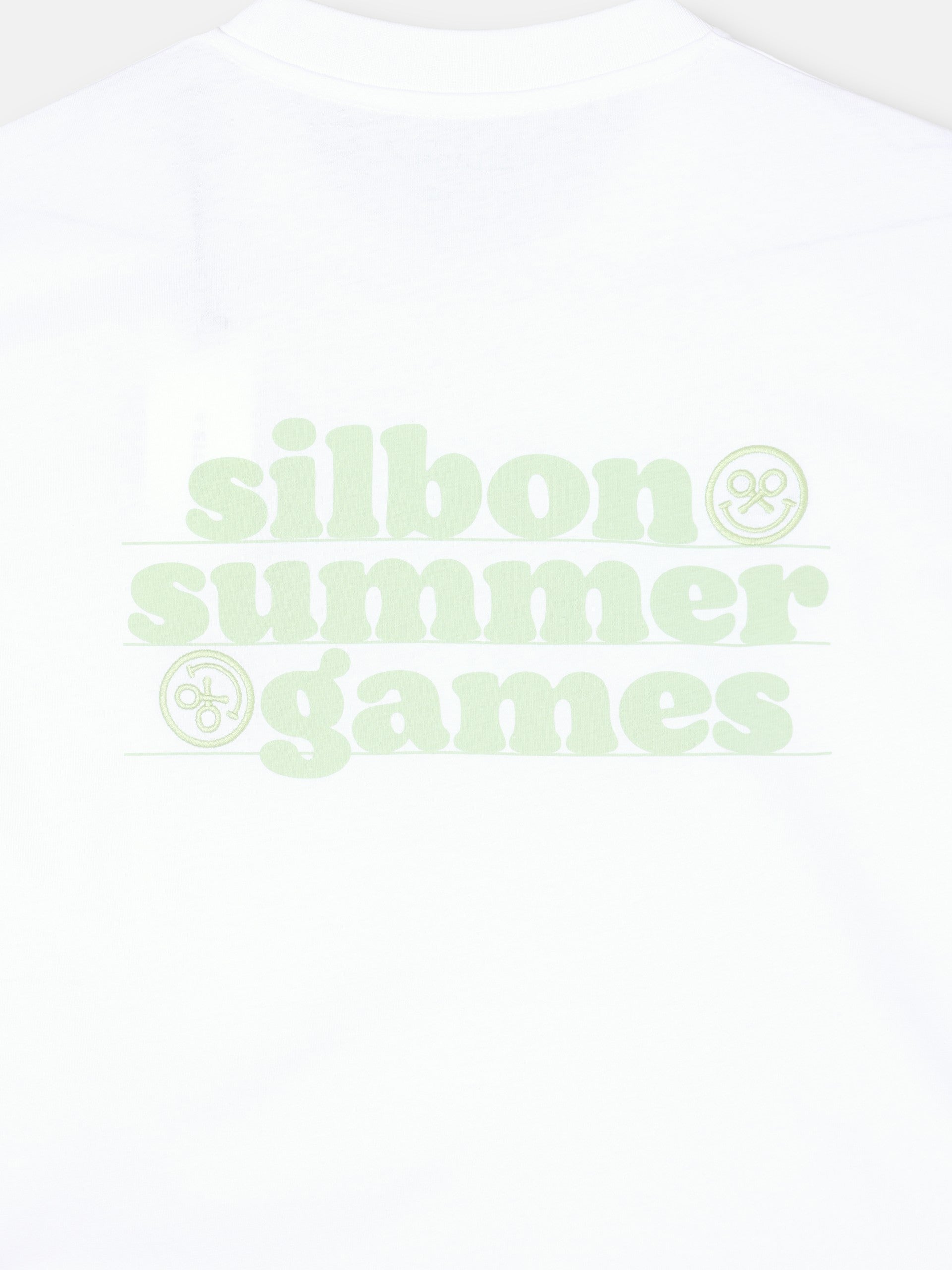 T-shirt summer games branco