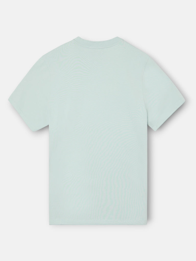 Camiseta Silbon relieve tono aguamarina