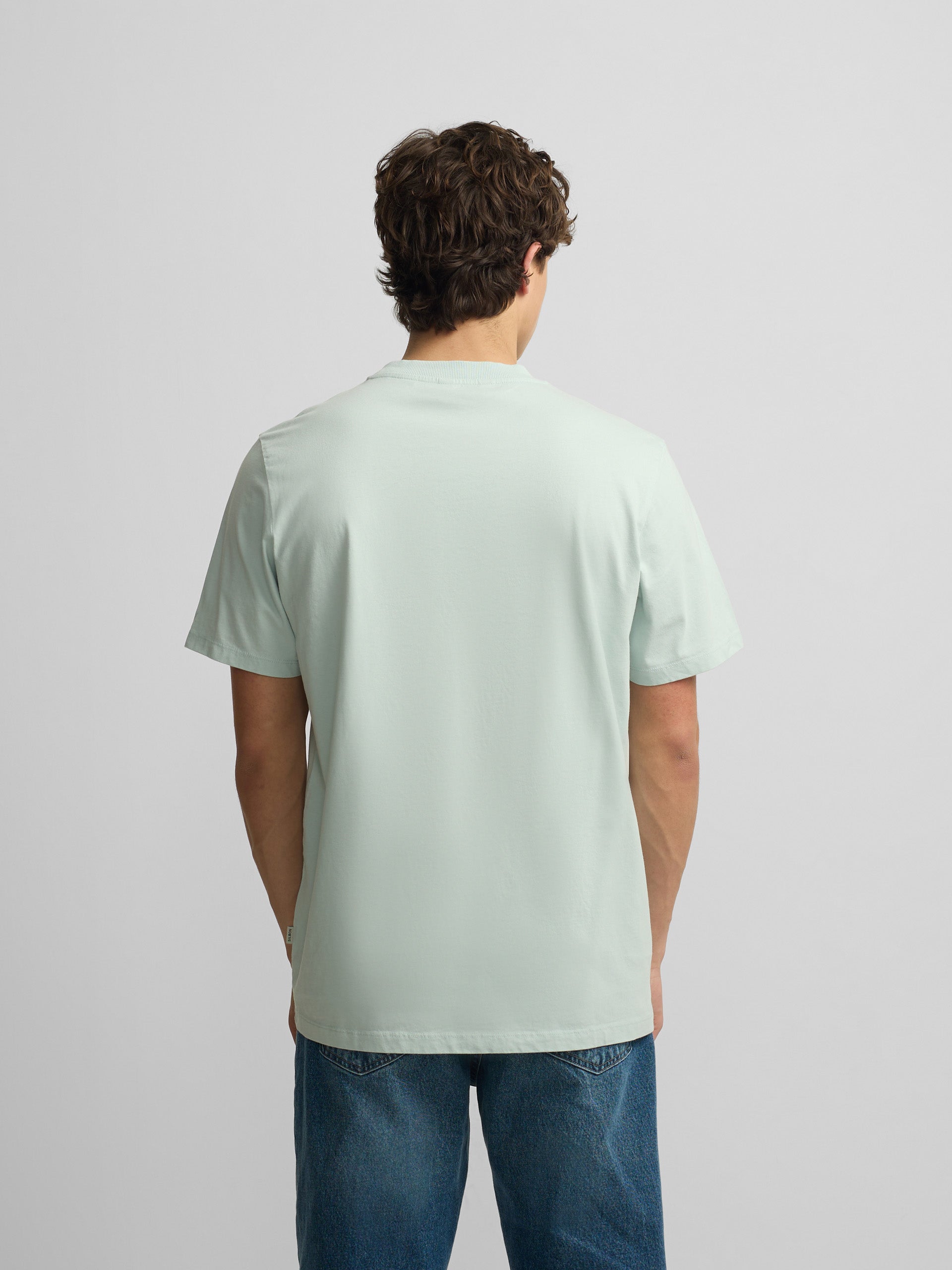 T-shirt Silbon en relief ton aigue-marine