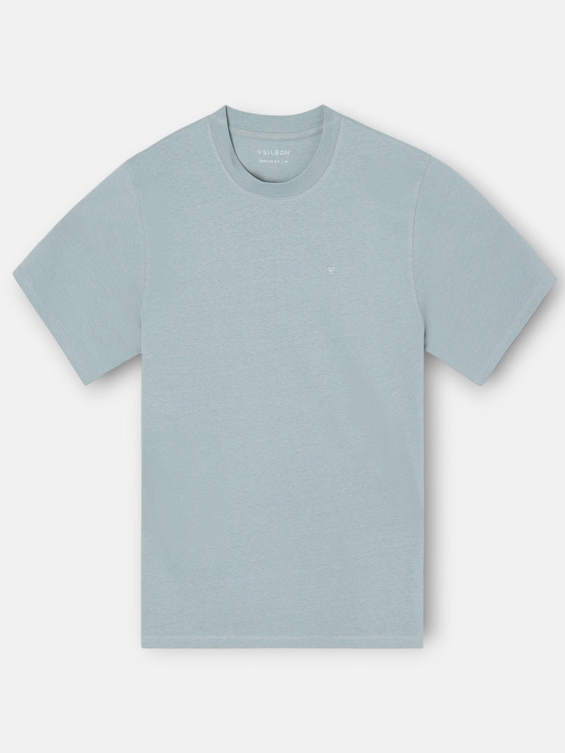 Camiseta special fit Silbon sunset party aguamarina