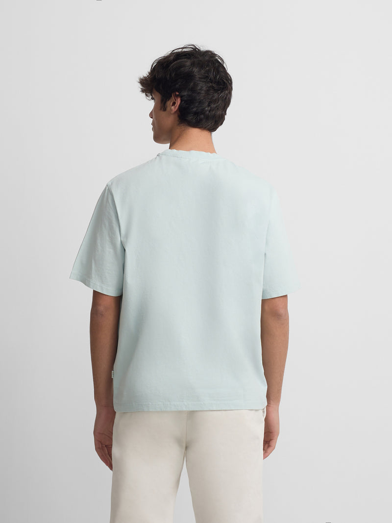 Camisola special fit minilogo patch água-marinha