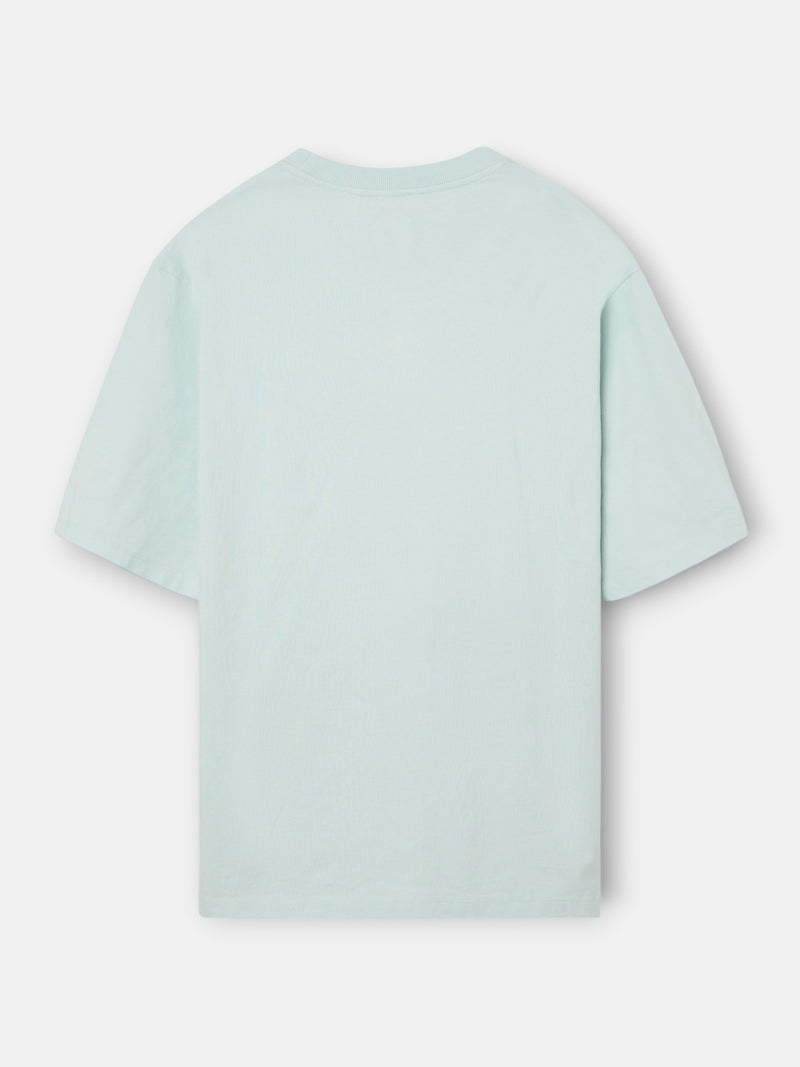 Camisola special fit minilogo patch água-marinha