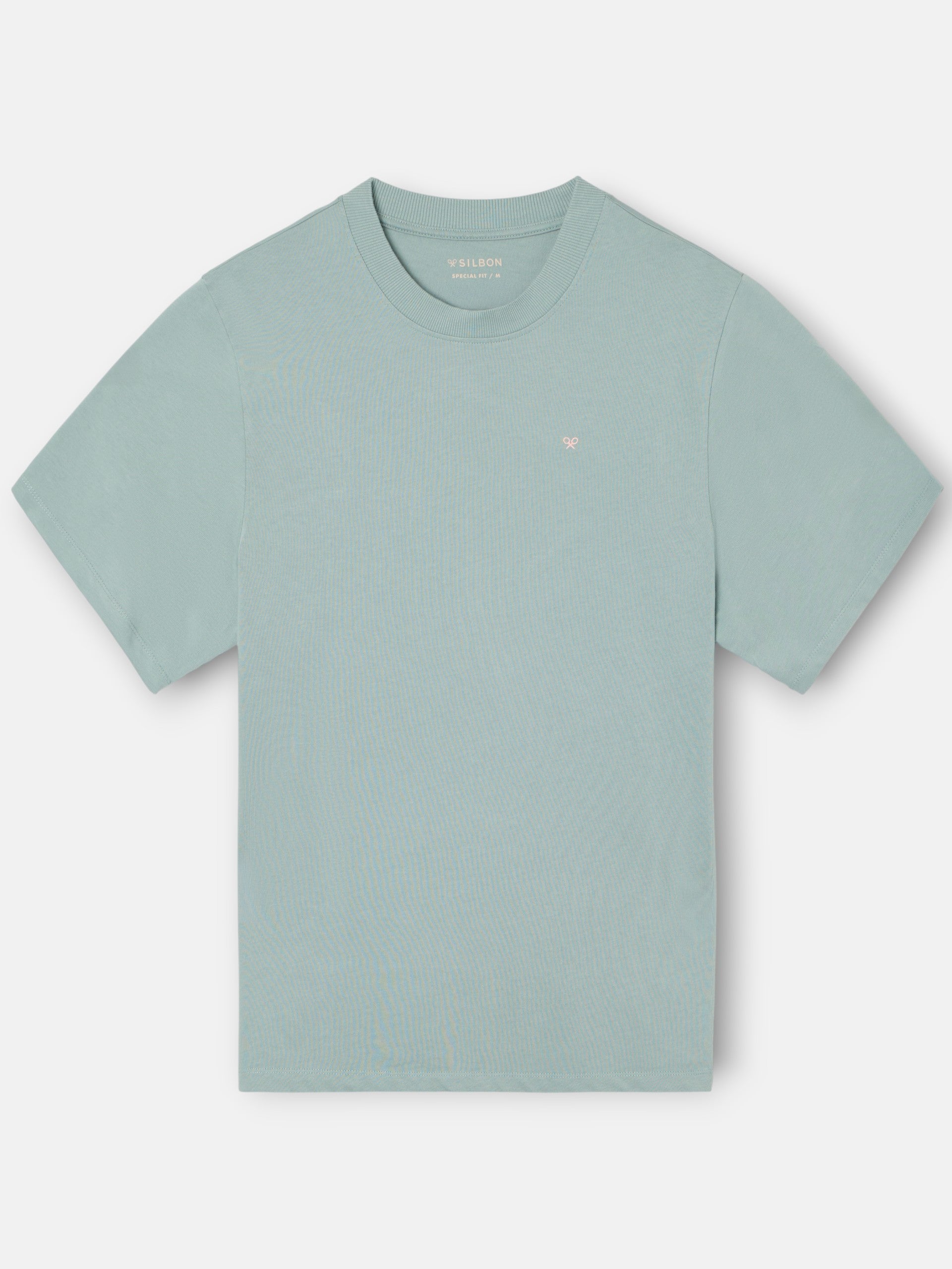 T-shirt special fit Silbon classic society verde cinzento