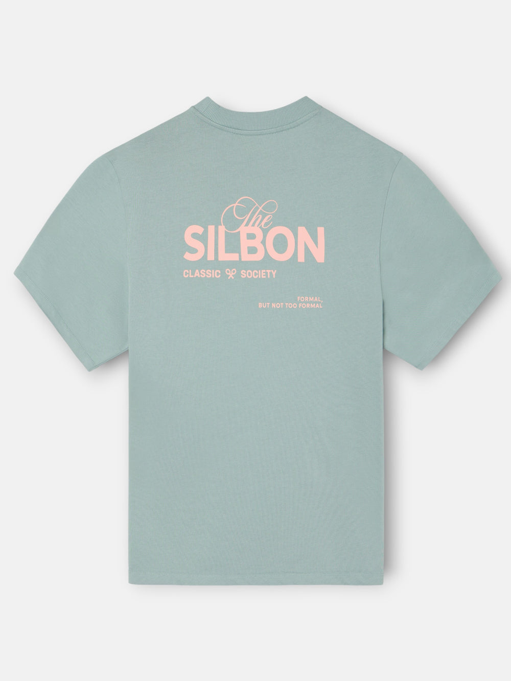 T-shirt special fit Silbon classic society verde cinzento