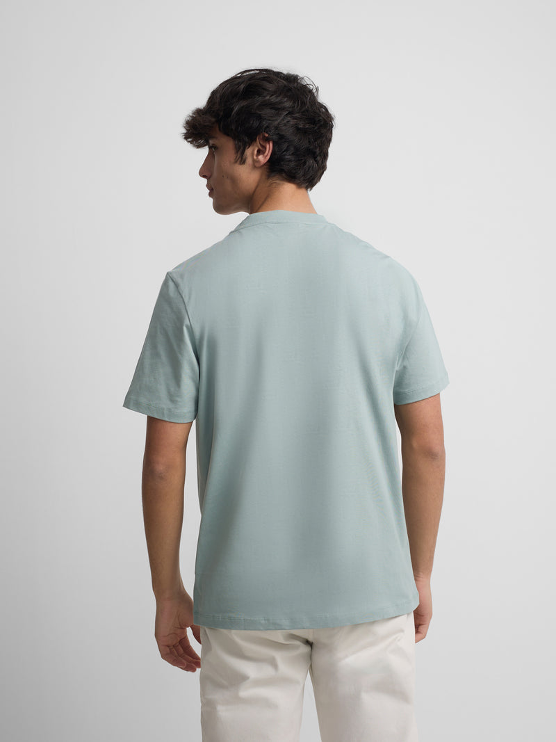 T-shirt bolso étnico verde