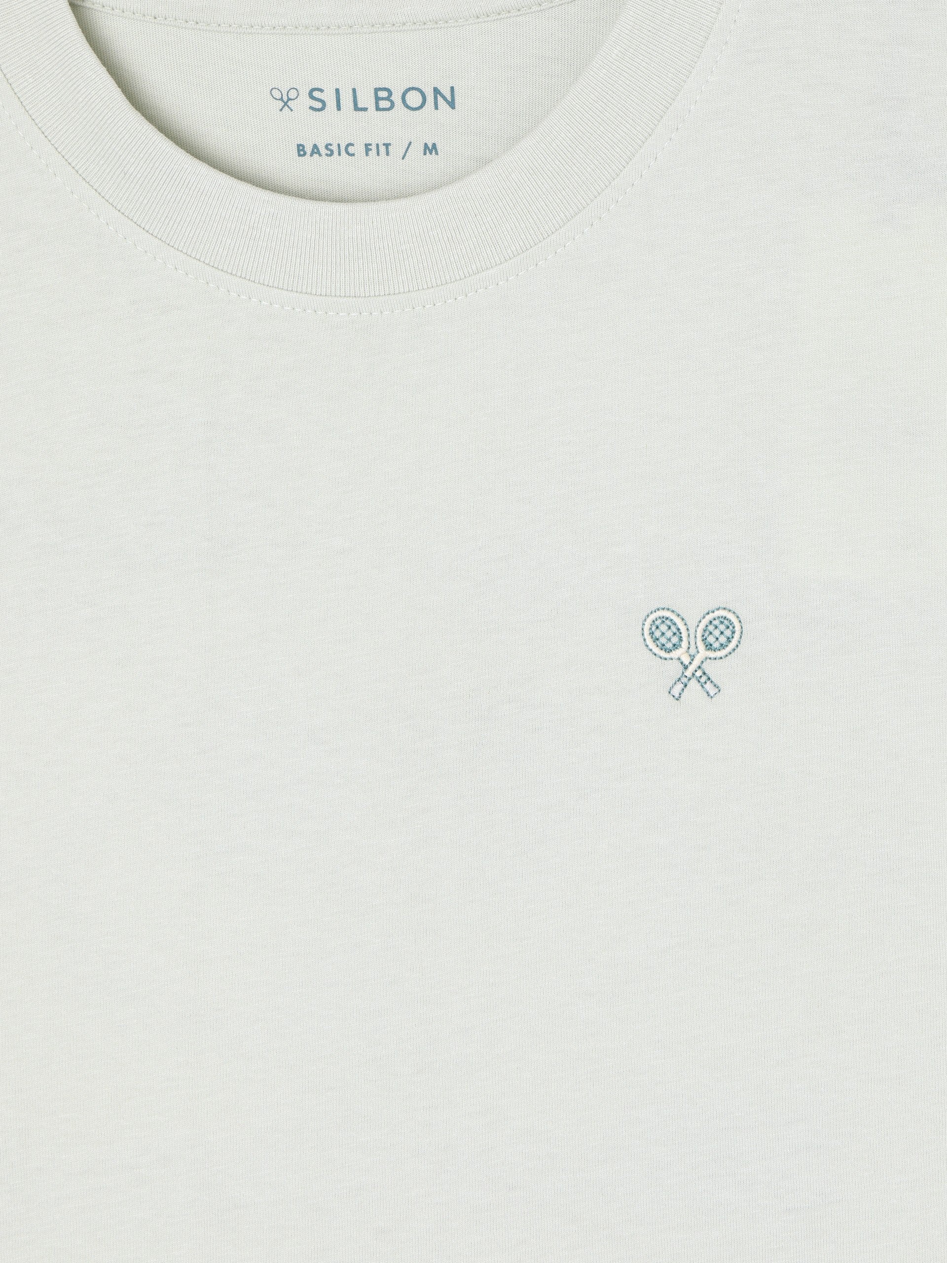 T-shirt apres tennis verde claro