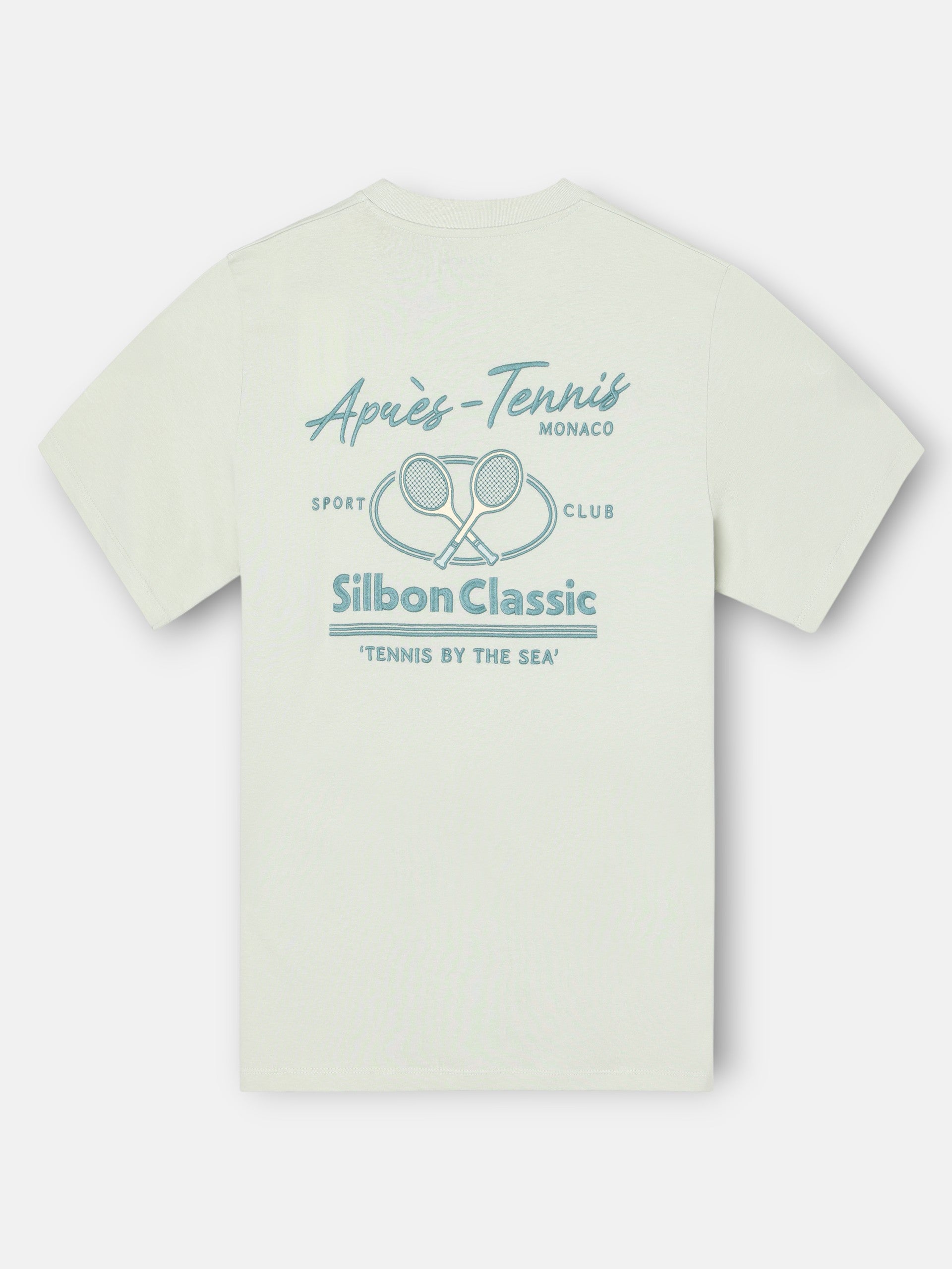 T-shirt apres tennis verde claro