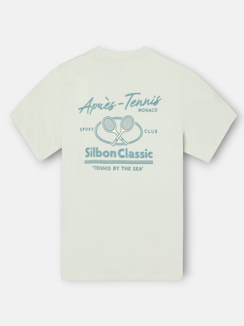 T-shirt apres ténis verde claro