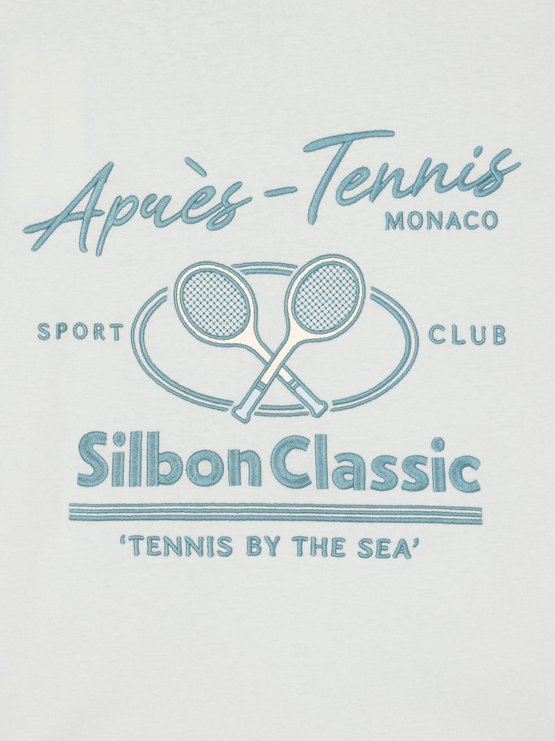 T-shirt apres ténis verde claro