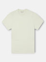 Silbon embossed T-shirt in light green shade