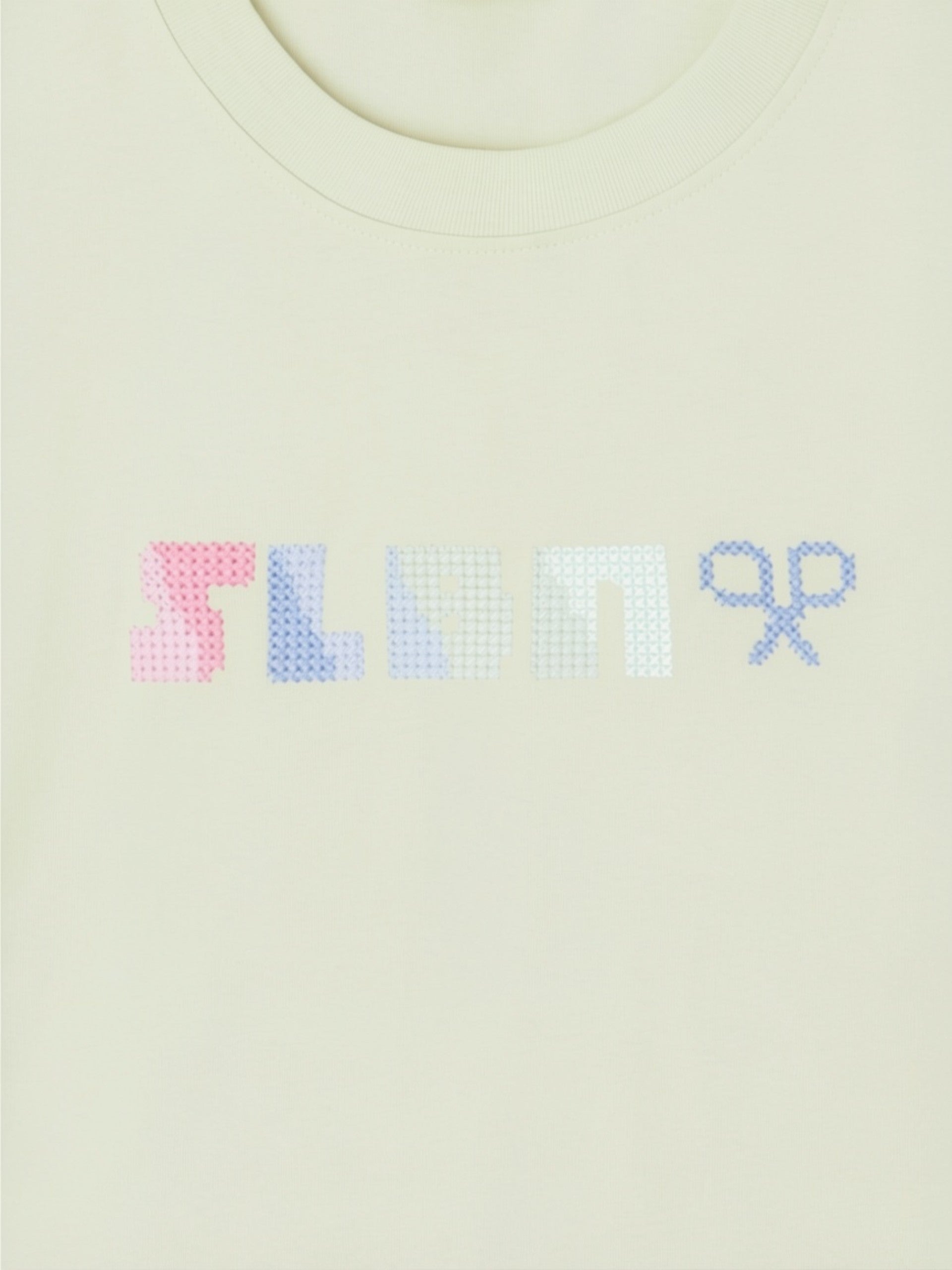 Camiseta relaxed fit slbn cross verde claro