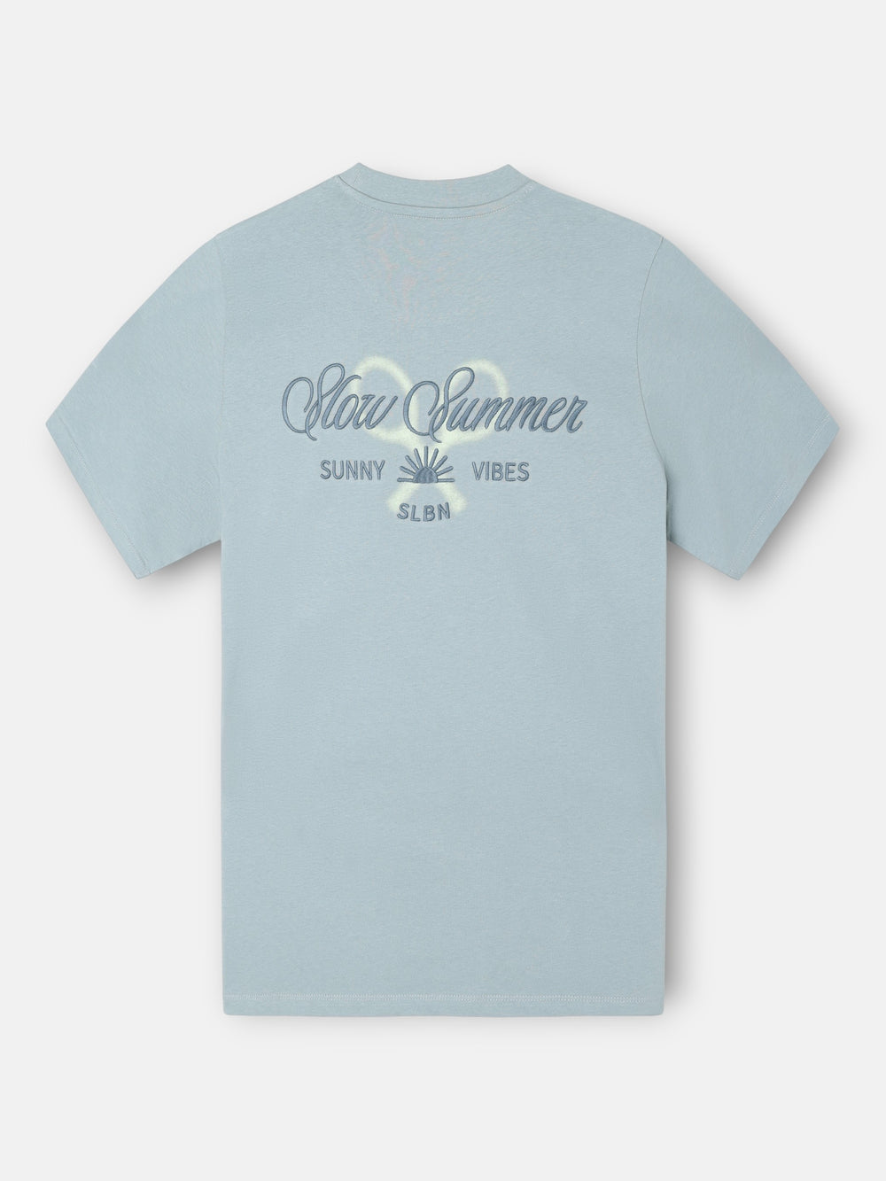 T-shirt slow summer verde cinzento