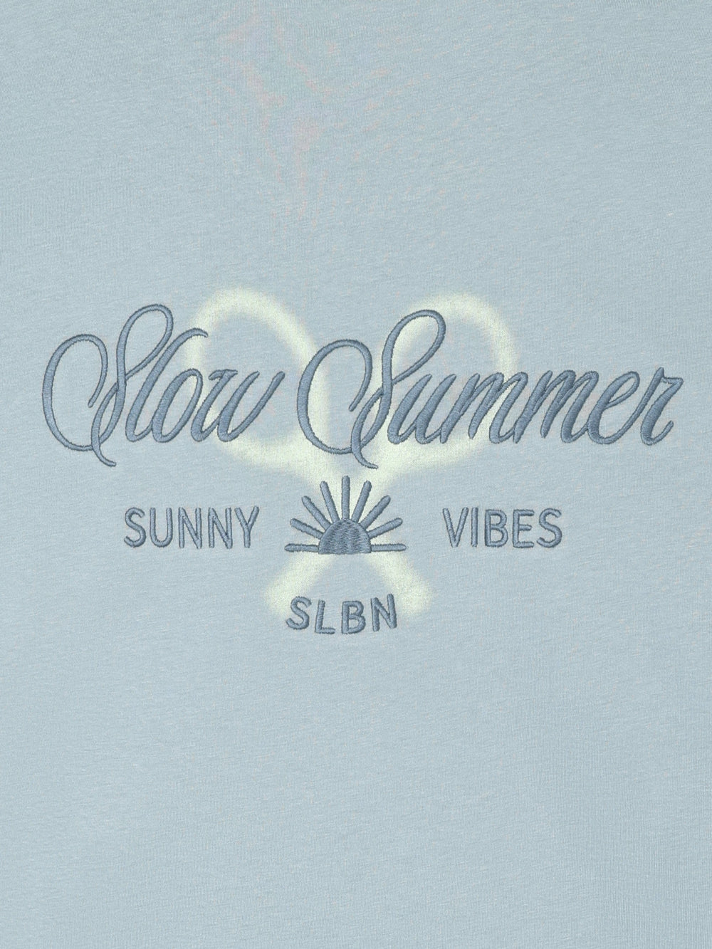 T-shirt slow summer verde cinzento