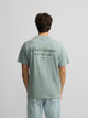 slow summer green grey t-shirt