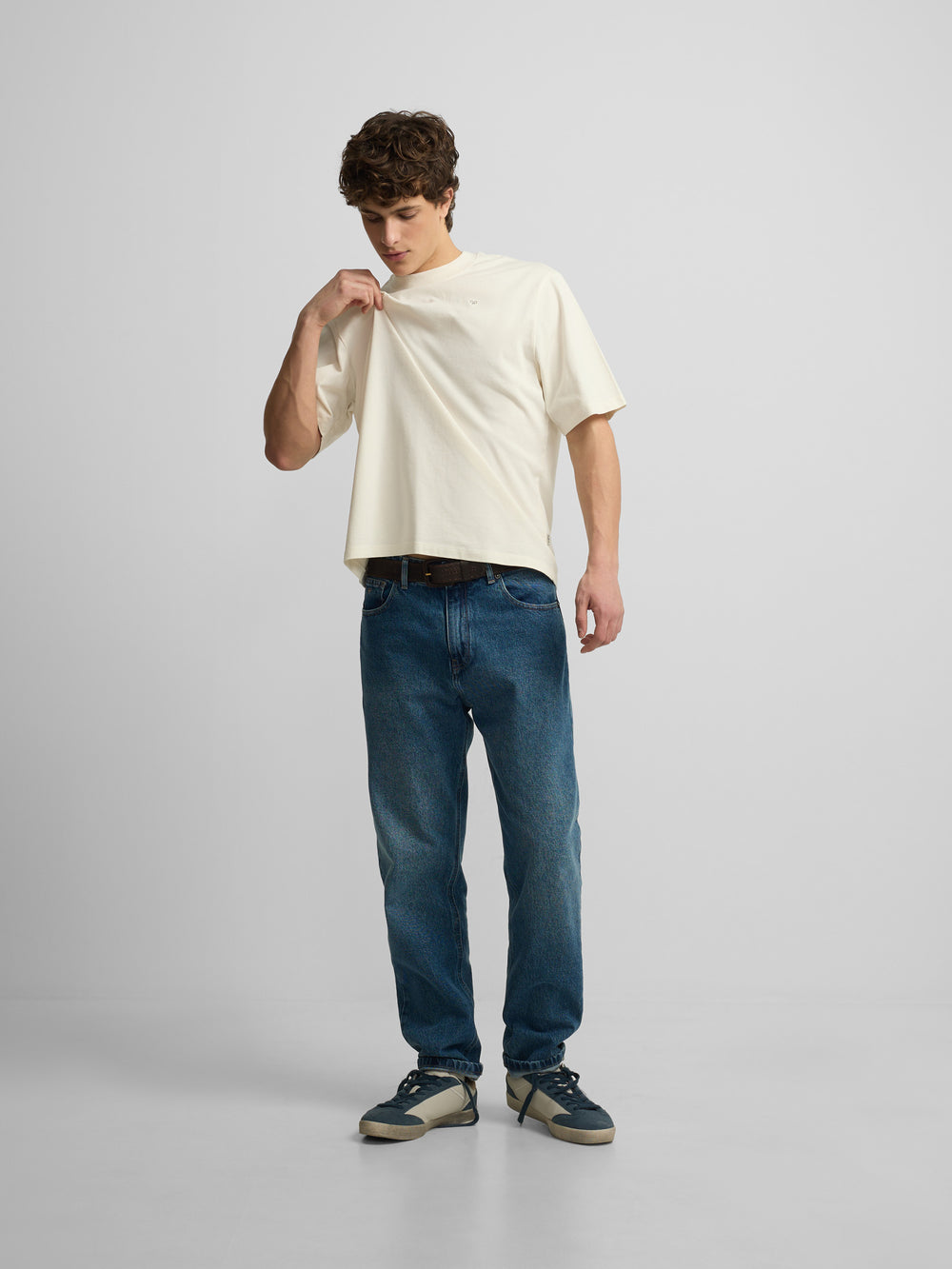 Special fit Silbon classic society cream t-shirt