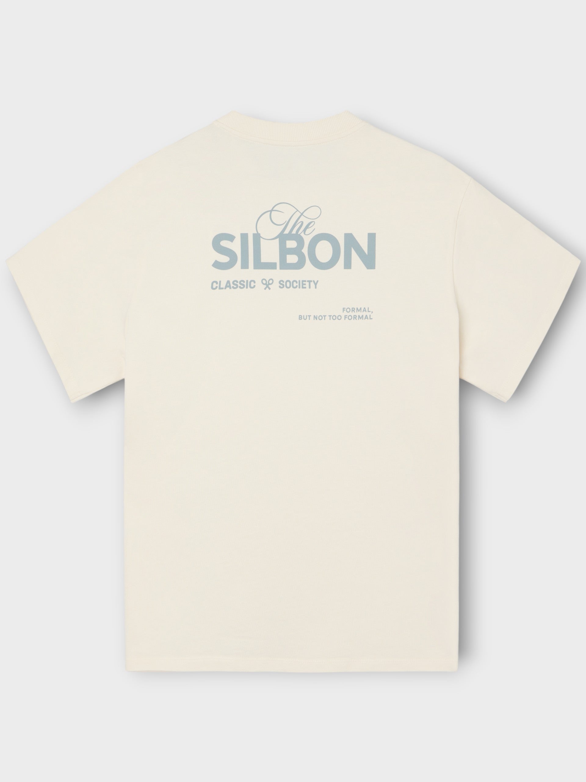 T-shirt crème Silbon Classic Society coupe spéciale