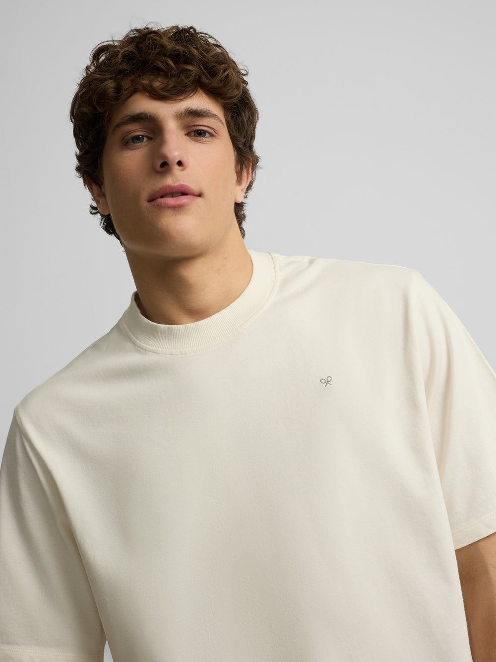 Special fit Silbon classic society cream t-shirt