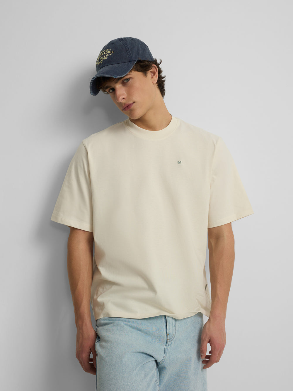 Special fit le champs cream t-shirt