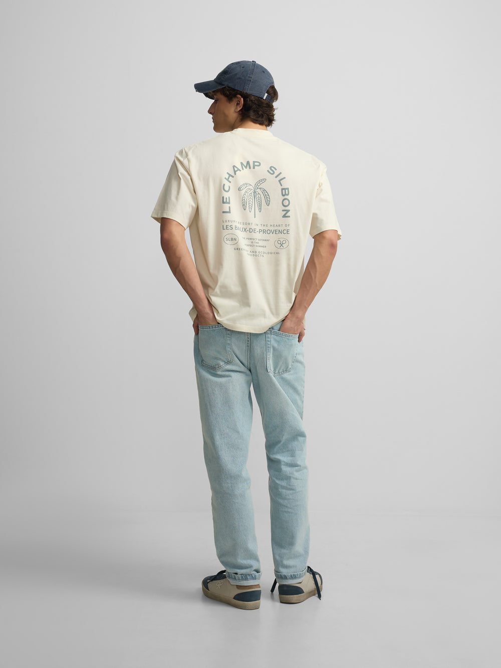 Special fit le champs cream t-shirt