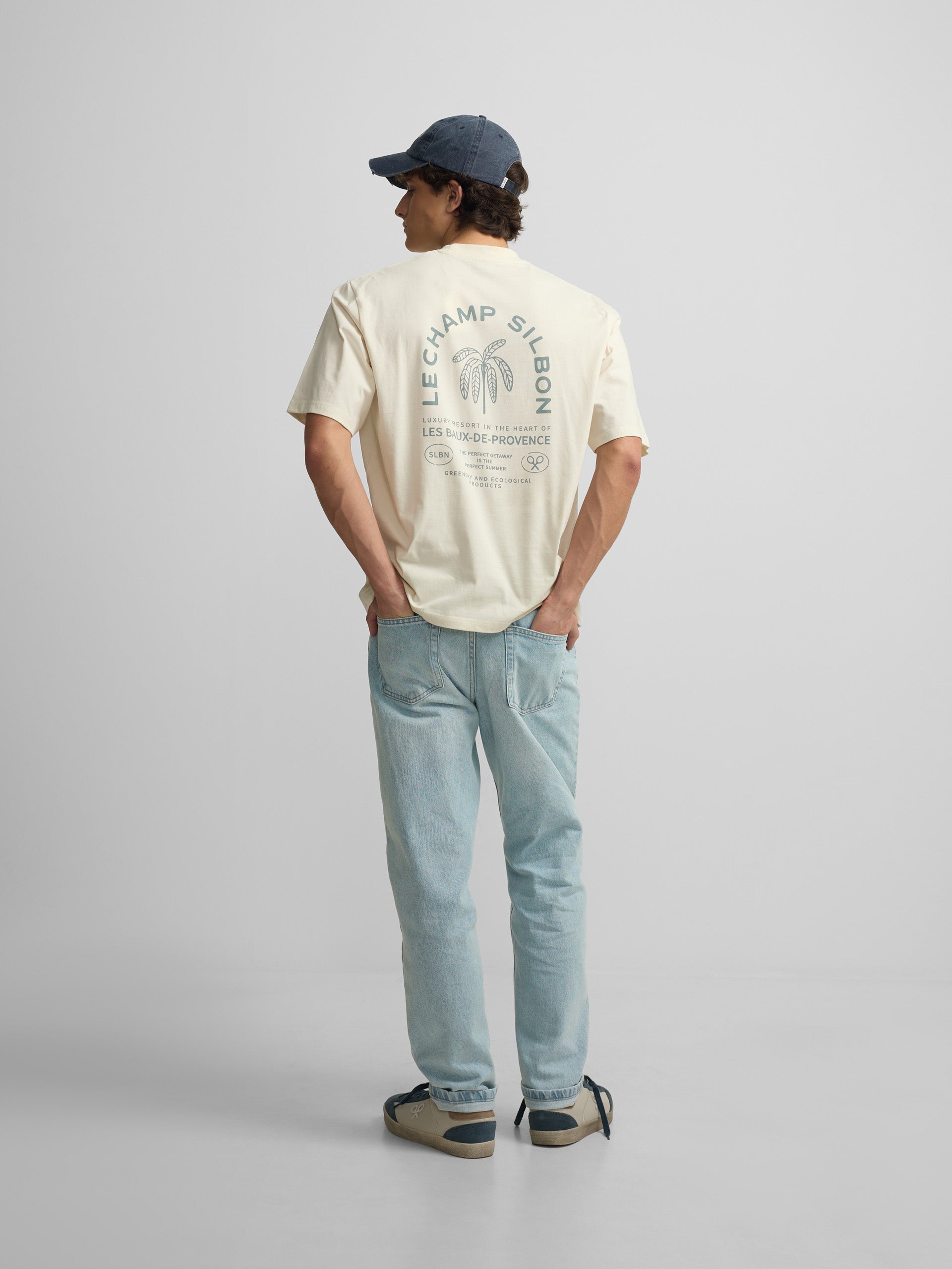 Special fit le champs cream t-shirt