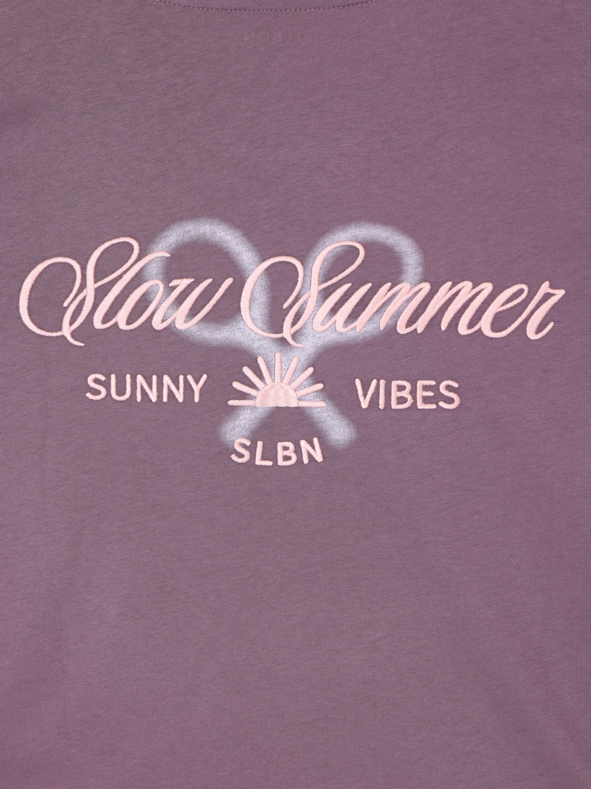 Camisola slow summer púrpura