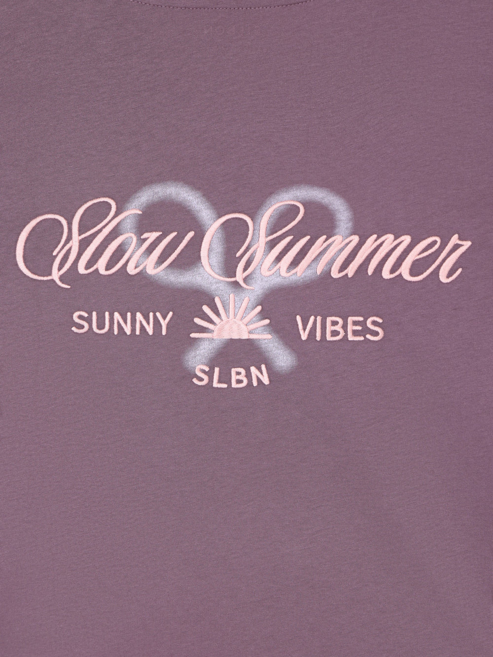 Camiseta slow summer purpura