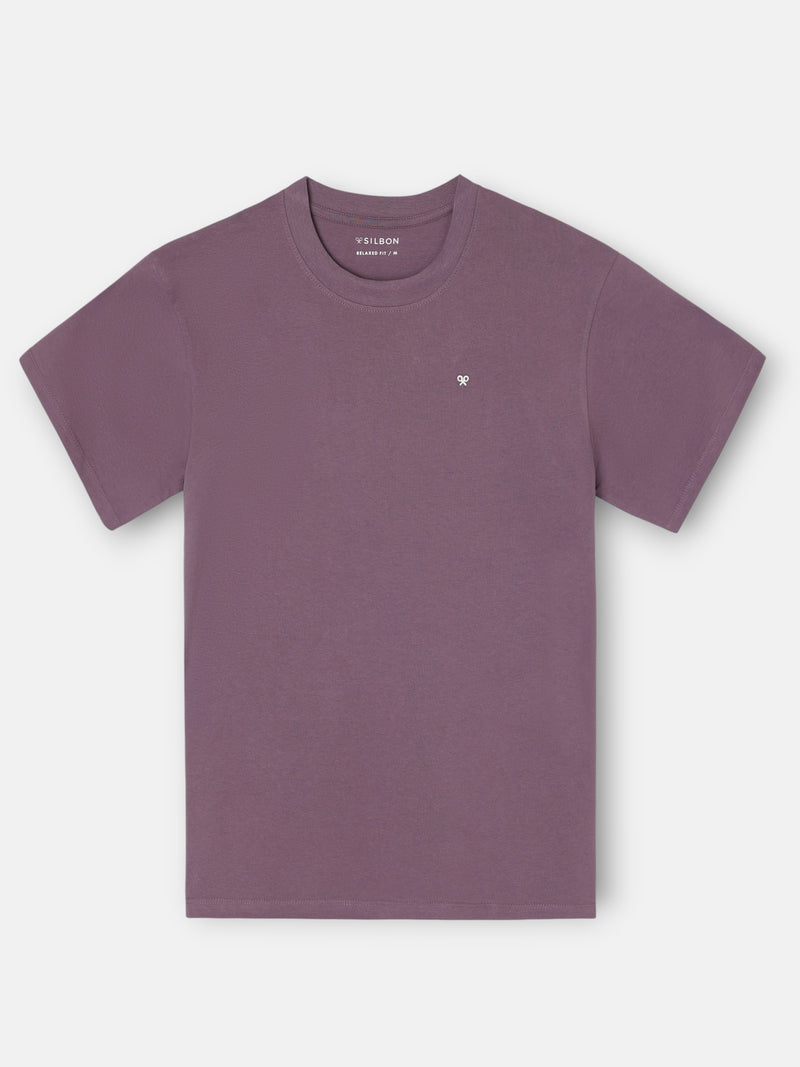 Camiseta relaxed fit Silbon vacation purpura