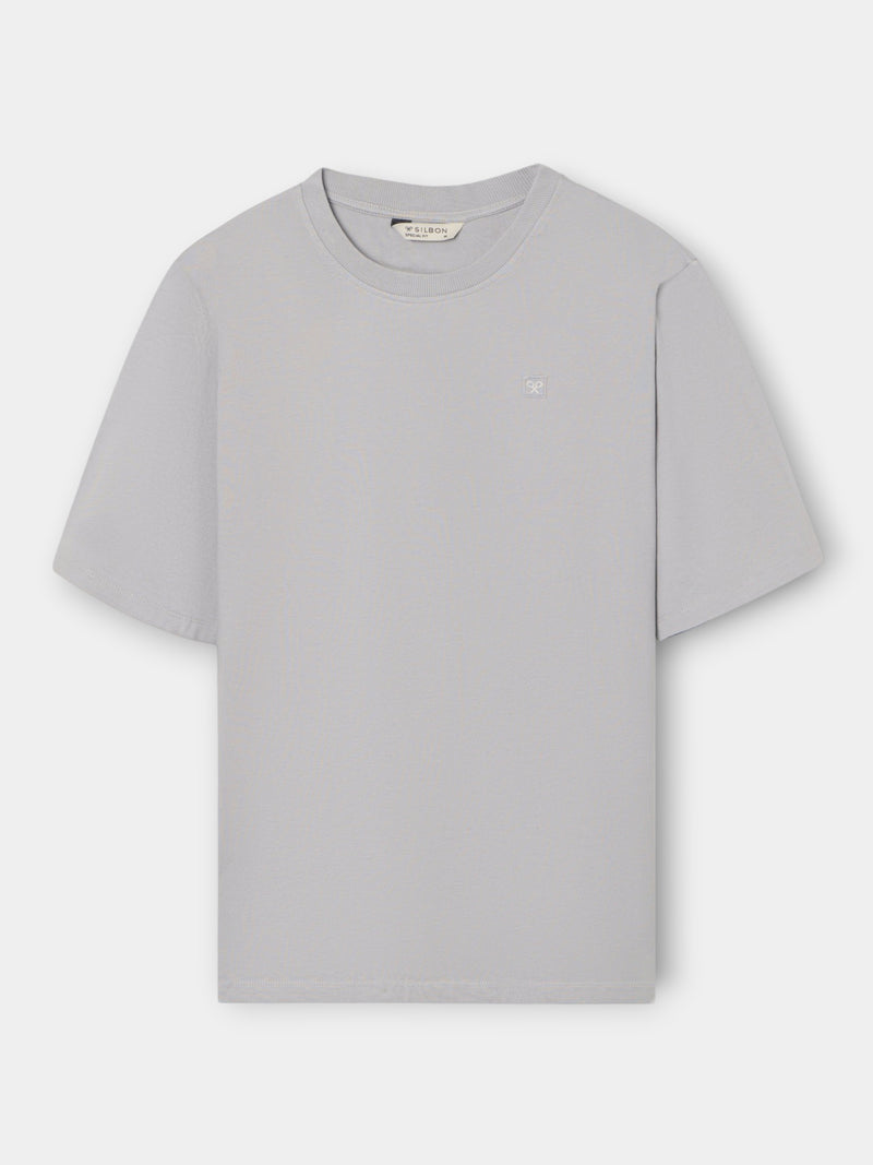 Camisola special fit minilogo patch cinzento