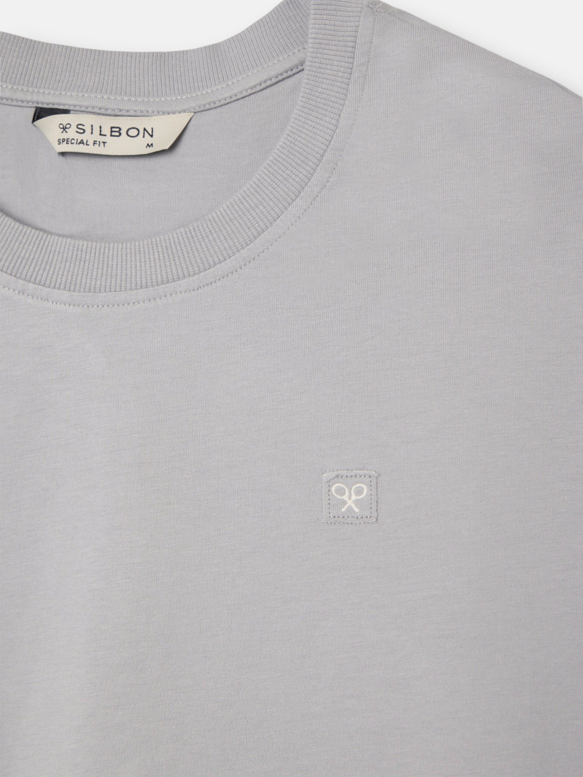 Camisola special fit minilogo patch cinzento