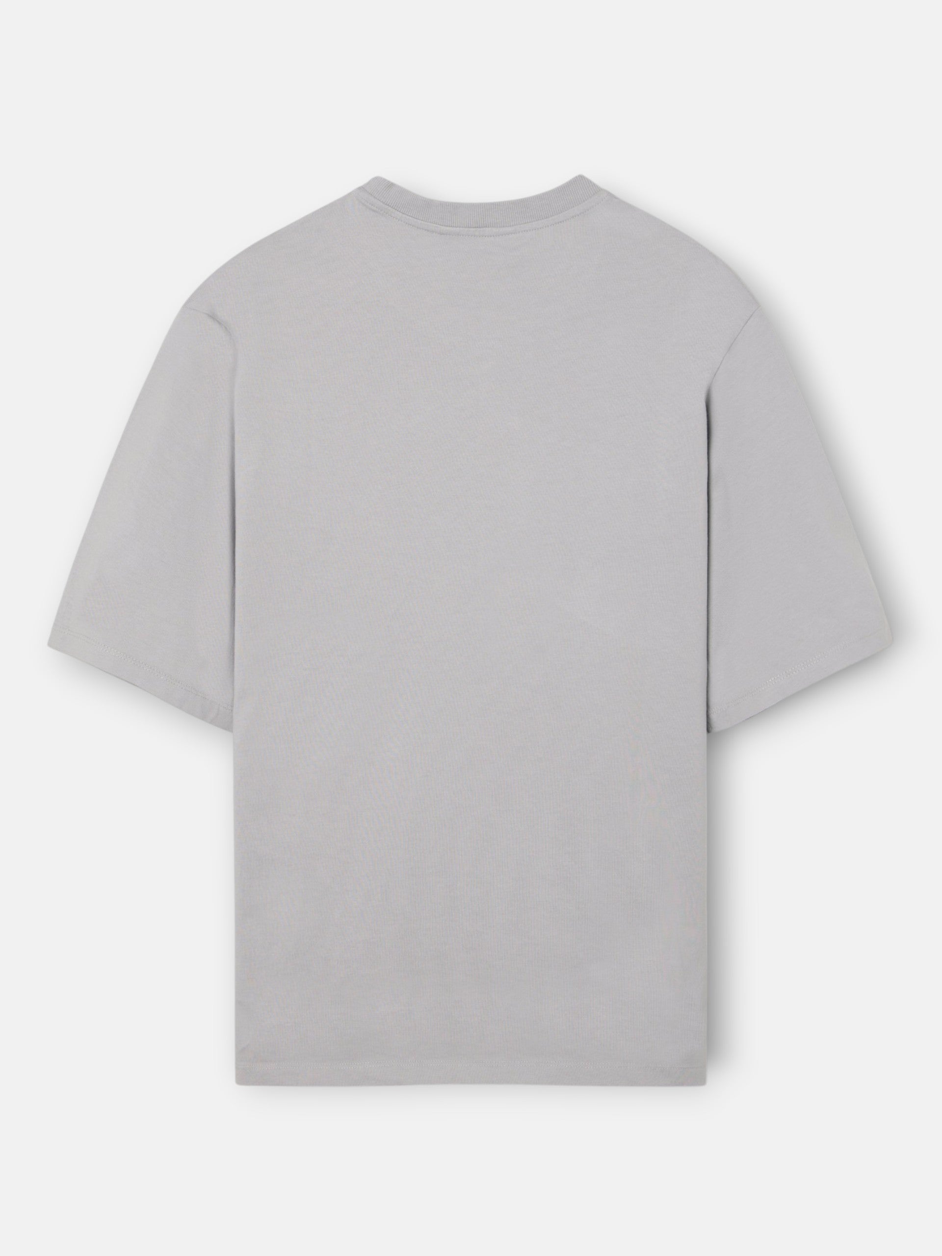 Special fit t-shirt with gray mini logo patch