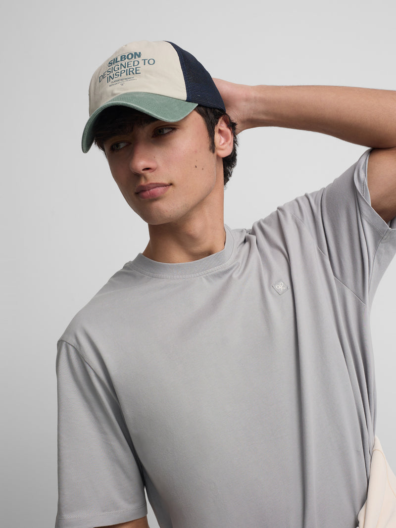 Camisola special fit minilogo patch cinzento