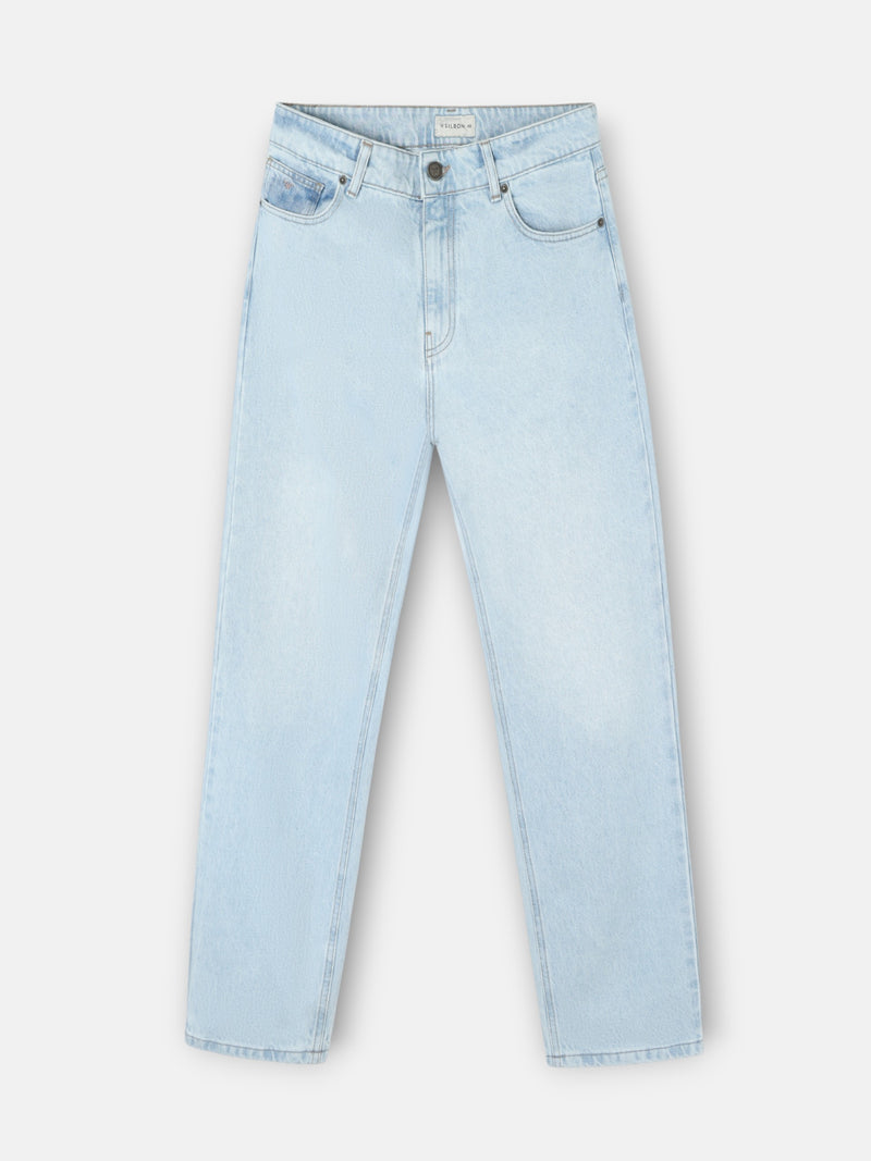 Pantalon de sport en denim fuselé bleu clair