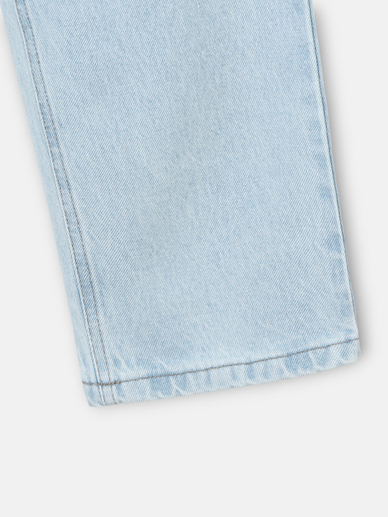 Pantalon de sport en denim fuselé bleu clair