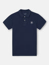 Polo manga corta smile azul marino