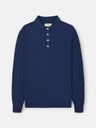 Polo de manga comprida sport azul