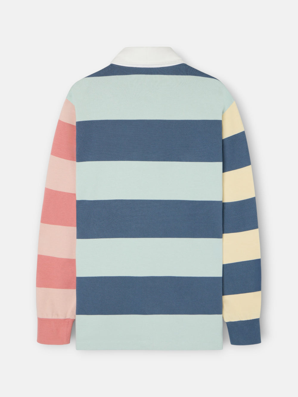 Polo à manches longues à rayures multicolores