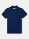 Polo manga corta style denim azul marino