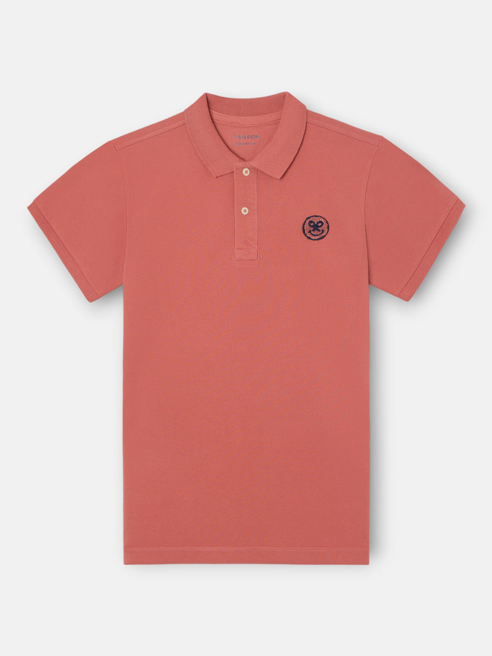 Polo manga corta smile coral