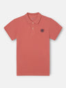 Polo manga corta smile coral