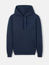 Silbon navy blue half racket hoodie
