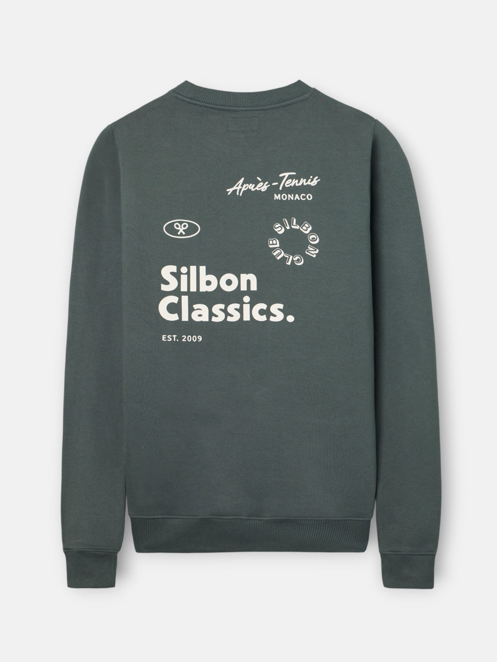 Silbon Classics dark green sweatshirt
