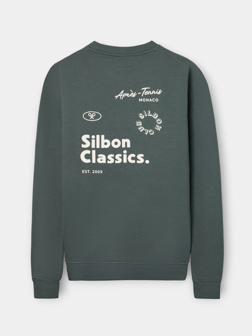 Silbon classics dark green sweatshirt