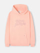 Sweatshirt relaxed fit hoodie no rules coral