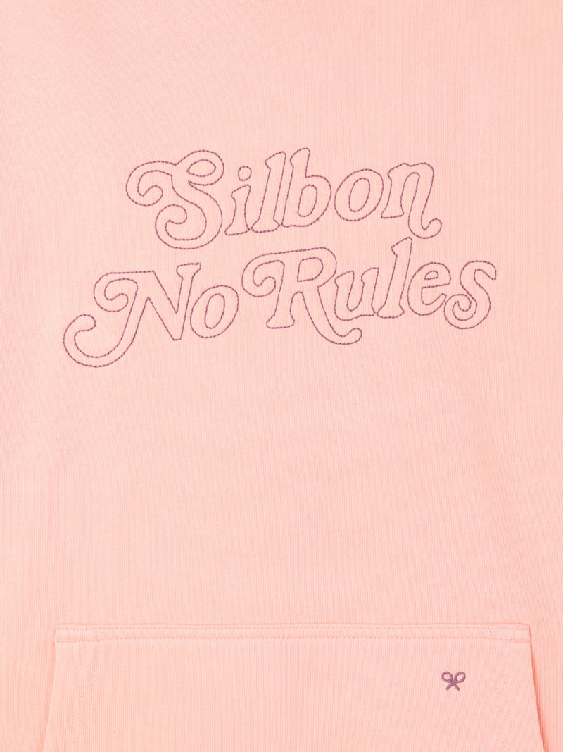Sudadera relaxed fit hoodie no rules coral