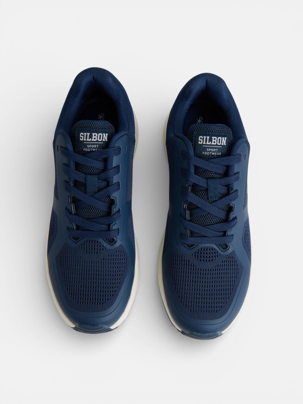 Navy blue slice runner sneaker