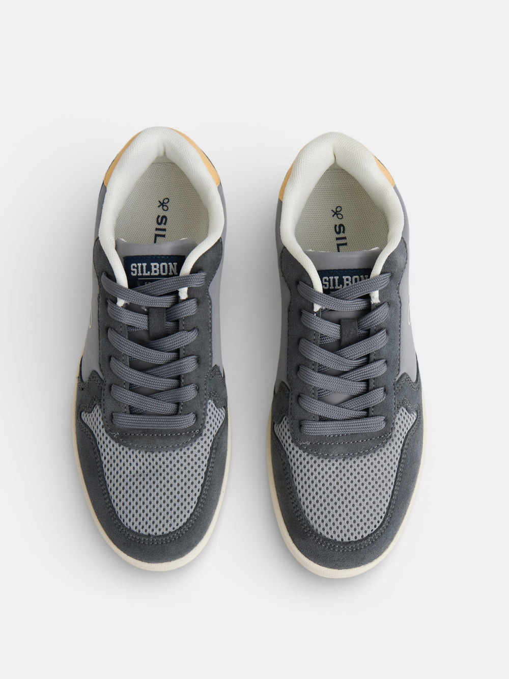 Two-tone light green sneaker