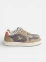 Zapatilla bicolor verde gris