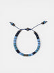 Blue racket cylinder bracelet