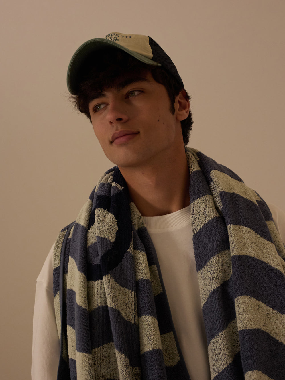 Bañador etnico lavado azul marino