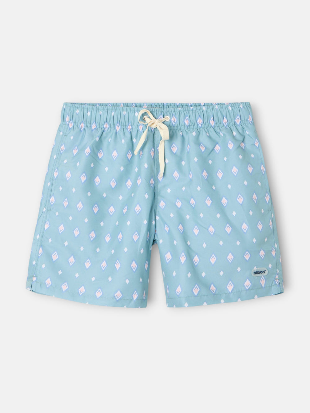 SB light green diamond pattern swimsuit